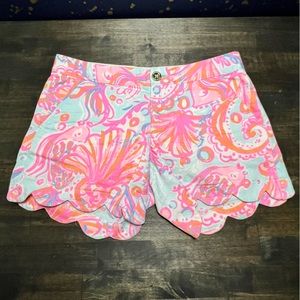 Lilly Pulitzer " Too Much Bubbly" Buttercup Short Sz 0